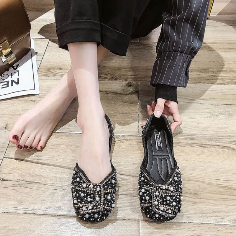 Chaussures plates pour femmes de grande taille