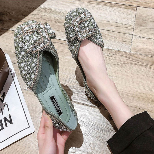 Chaussures plates pour femmes de grande taille
