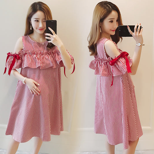 Robe de maternité, robe d'été, robe de maternité, jupe de maternité, haut de maternité, combinaison de maternité, robe d'allaitement mi-longue