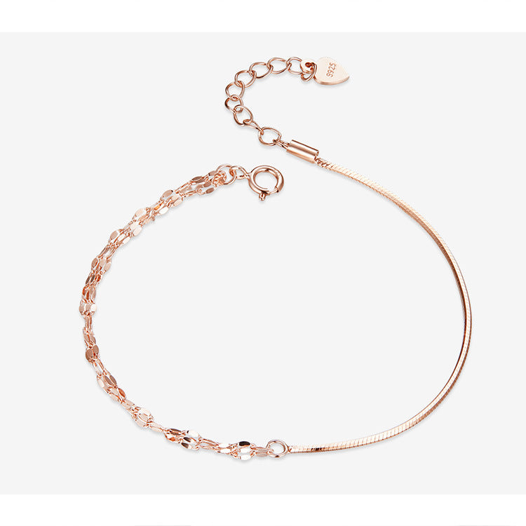 Bijoux européens et américains, bracelet en argent sterling, bijoux pour filles