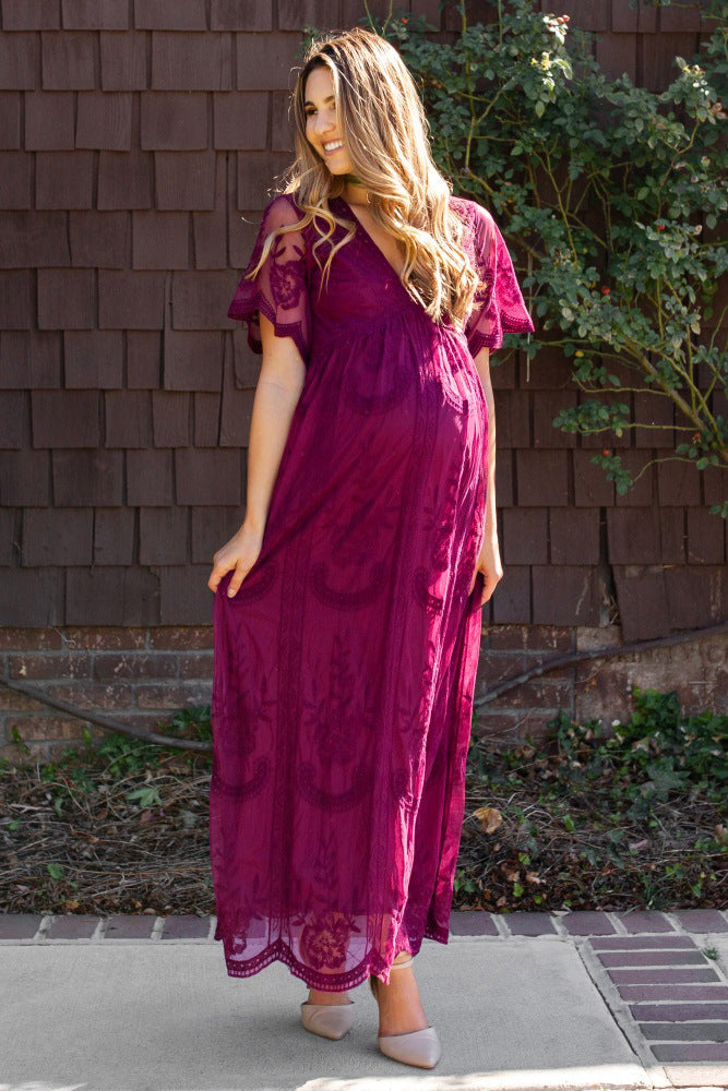 Séance photo femme enceinte dentelle commerce extérieur femme enceinte dentelle robe de nettoyage