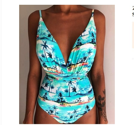 Maillot de bain une pièce dos nu monokini pour femme 