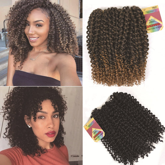Extension de cheveux africains au crochet