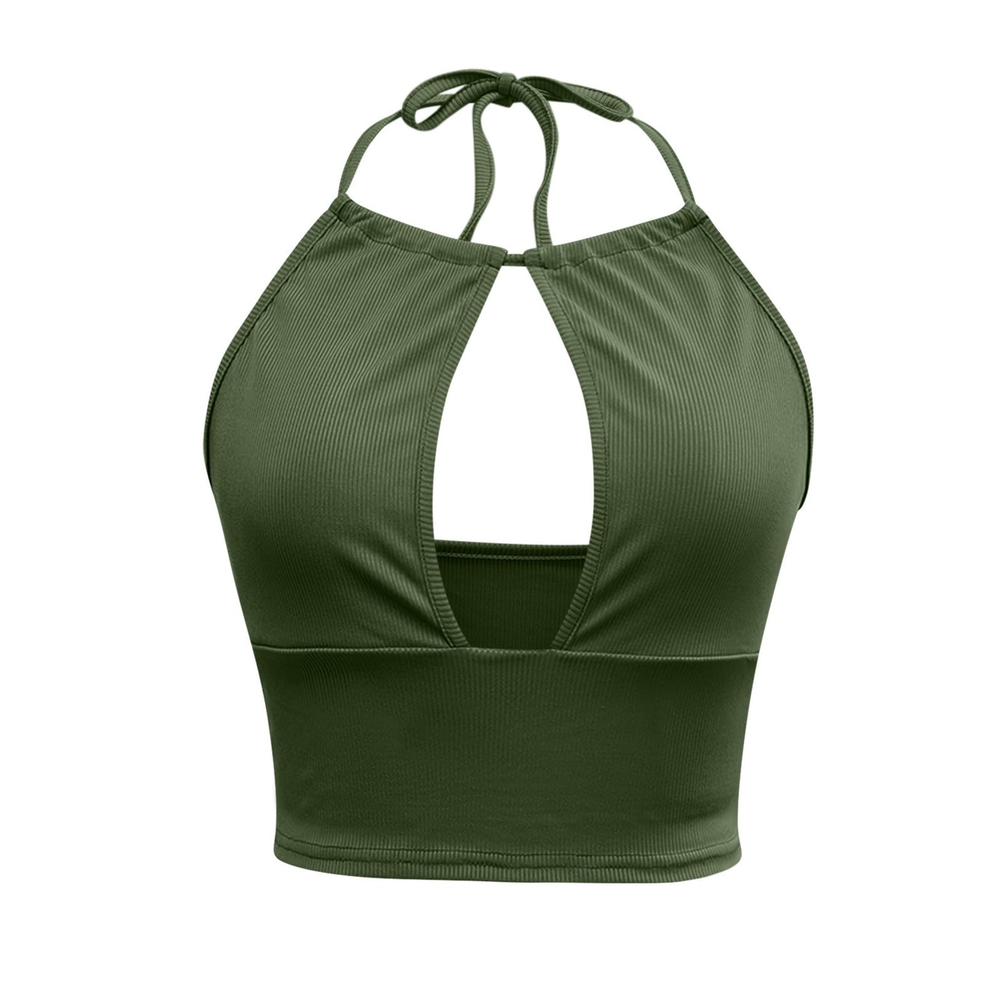 Camisole dos nu pour femme, haut ajouré sexy d'été