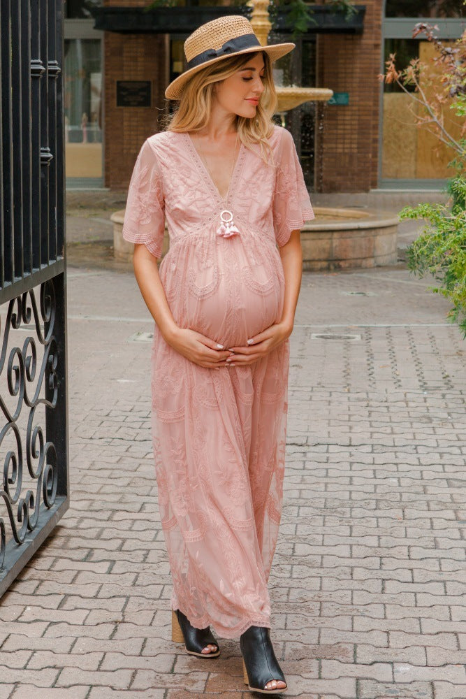 Séance photo femme enceinte dentelle commerce extérieur femme enceinte dentelle robe de nettoyage