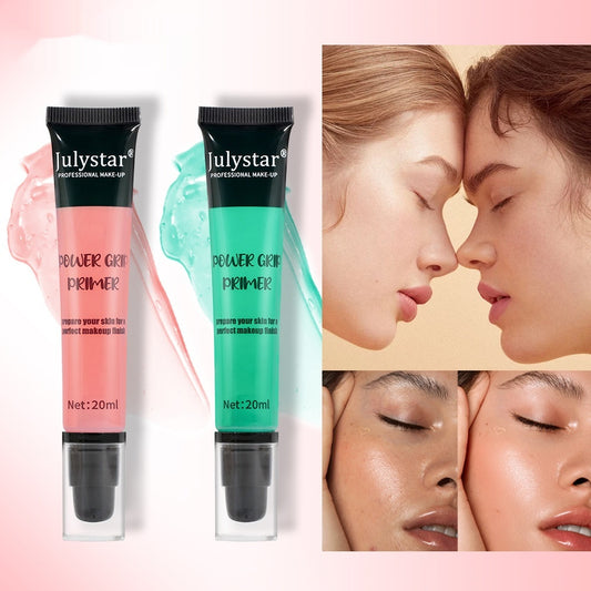 Base de maquillage portable pour les yeux et le visage, gel hydratant et invisible pour les pores
