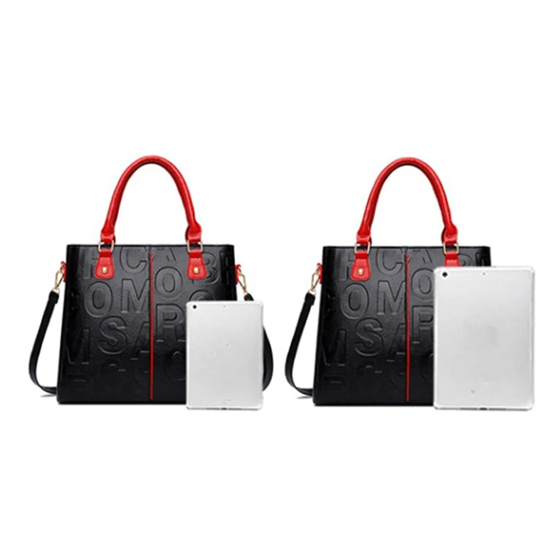 Sacs à bandoulière décontractés en cuir PU pour femmes, sac à main fourre-tout de luxe de styliste, sac à bandoulière de voyage de grande capacité