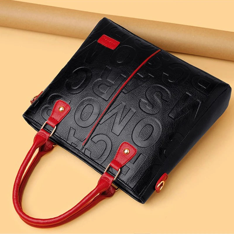 Sacs à bandoulière décontractés en cuir PU pour femmes, sac à main fourre-tout de luxe de styliste, sac à bandoulière de voyage de grande capacité