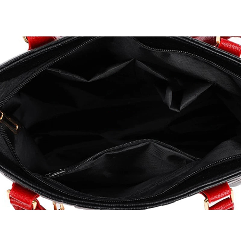 Sacs à bandoulière décontractés en cuir PU pour femmes, sac à main fourre-tout de luxe de styliste, sac à bandoulière de voyage de grande capacité