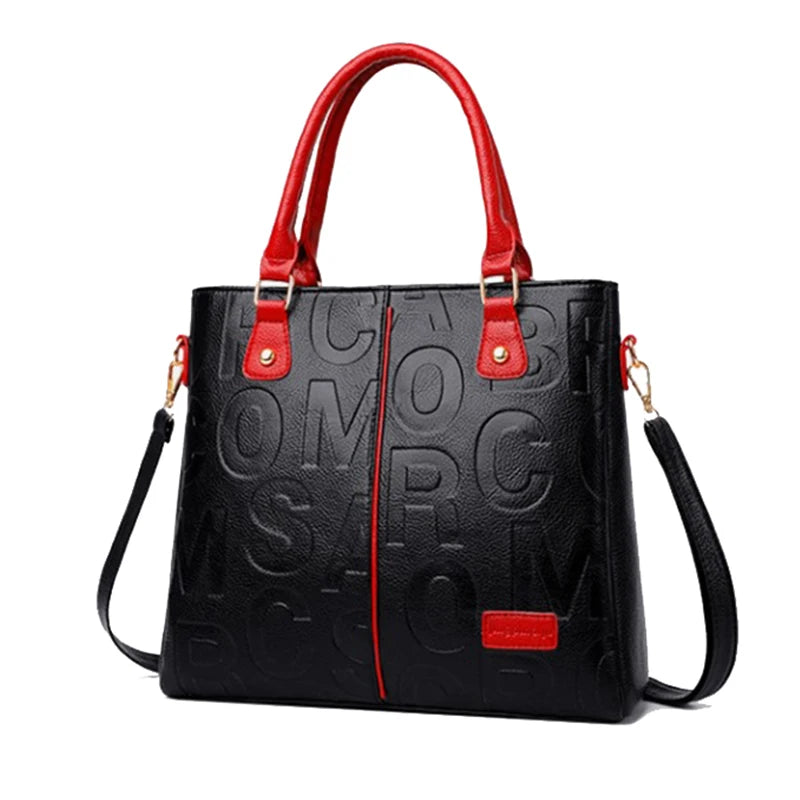 Sacs à bandoulière décontractés en cuir PU pour femmes, sac à main fourre-tout de luxe de styliste, sac à bandoulière de voyage de grande capacité