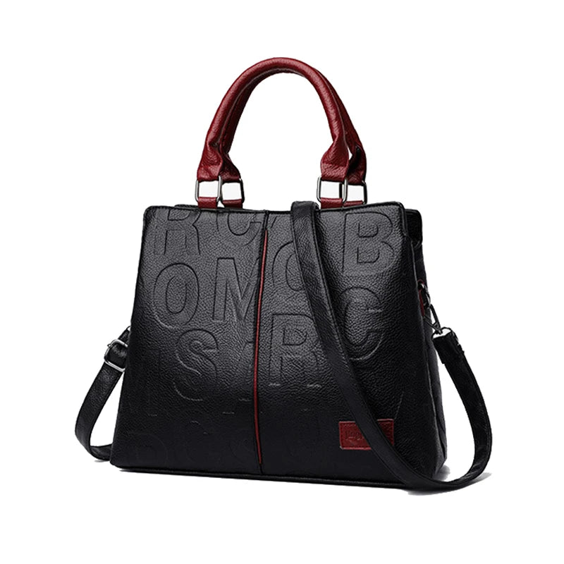 Sacs à bandoulière décontractés en cuir PU pour femmes, sac à main fourre-tout de luxe de styliste, sac à bandoulière de voyage de grande capacité