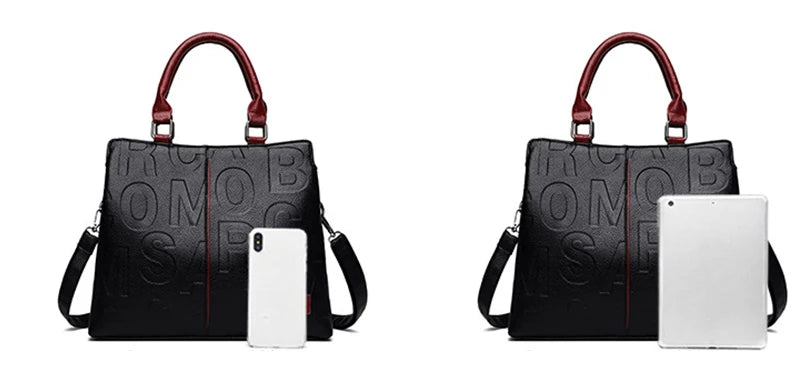 Sacs à bandoulière décontractés en cuir PU pour femmes, sac à main fourre-tout de luxe de styliste, sac à bandoulière de voyage de grande capacité