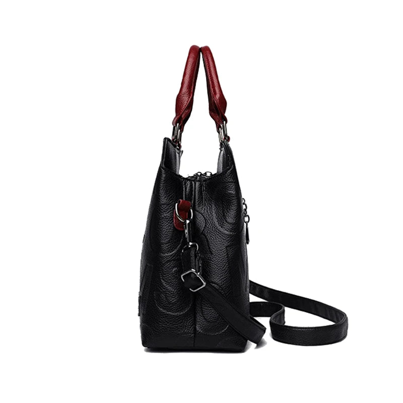Sacs à bandoulière décontractés en cuir PU pour femmes, sac à main fourre-tout de luxe de styliste, sac à bandoulière de voyage de grande capacité