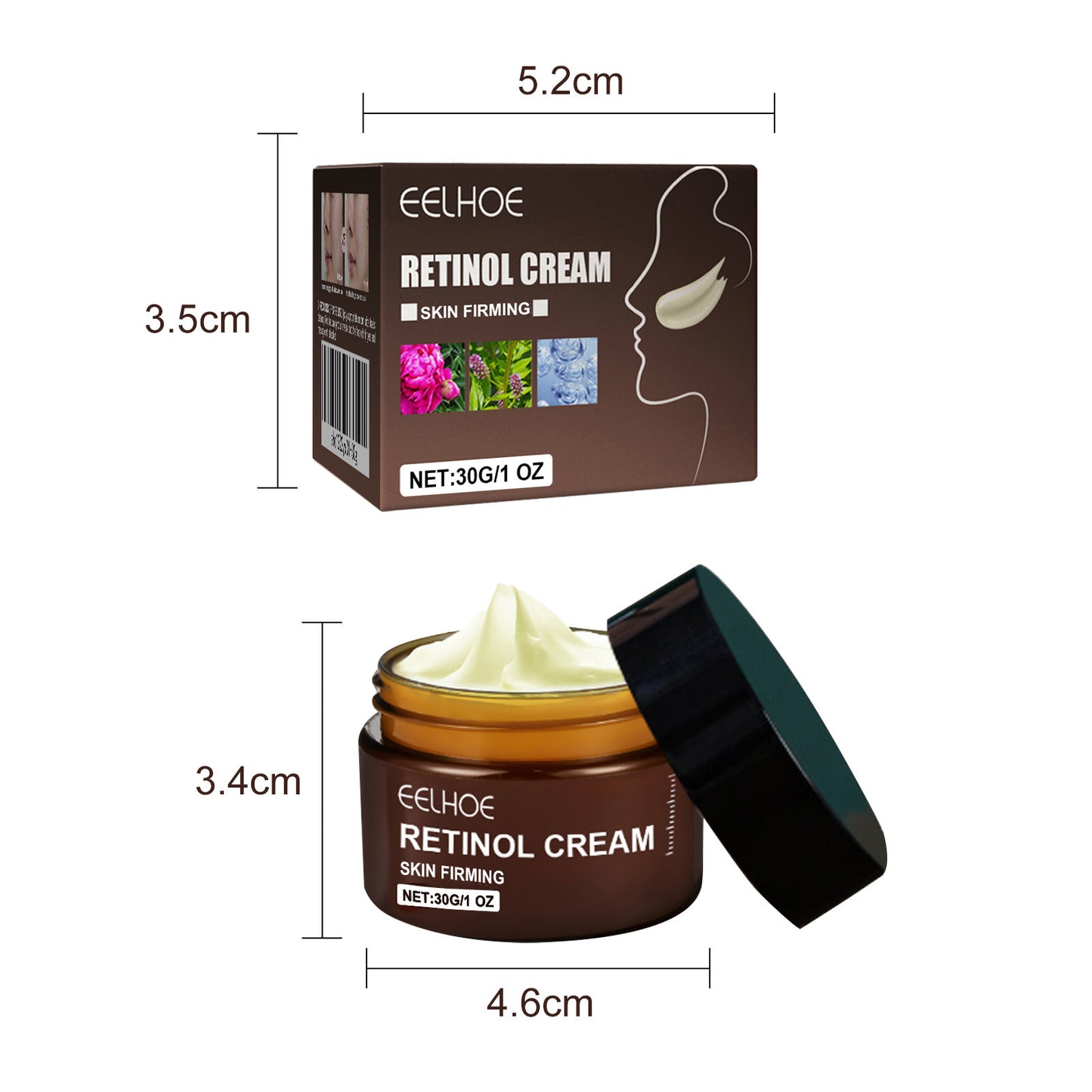 Crème visage antirides au rétinol, raffermissante, liftante, anti-âge, estompe les ridules, hydratante, blanchissante, soins de la peau, cosmétiques coréens