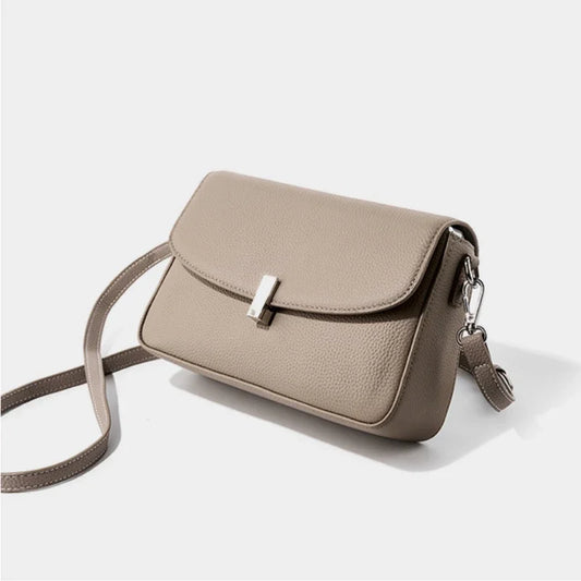 Sac à main en cuir véritable pour femme 2024, nouveau petit sac carré polyvalent pour dames, sac à bandoulière solide et polyvalent de haute qualité