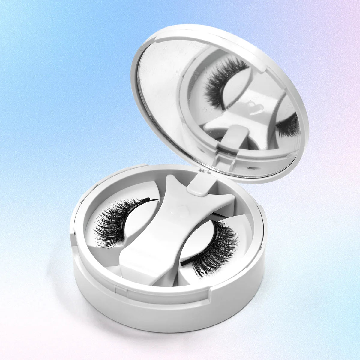 Yiernuo Faux cils magnétiques intégrés, nouveau kit de faux cils sans colle