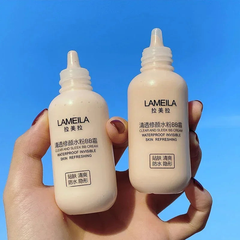 Fond de teint liquide waterproof, couvrance totale, base de teint professionnelle longue durée, cosmétiques, BB crème magique, maquillage éclaircissant, anti-cernes