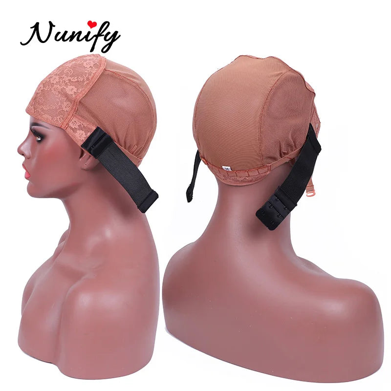 Nunify Bandeau élastique amovible noir pour dentelle frontale, antidérapant, pour la fabrication de bonnets de perruque, bandeau réglable de haute qualité