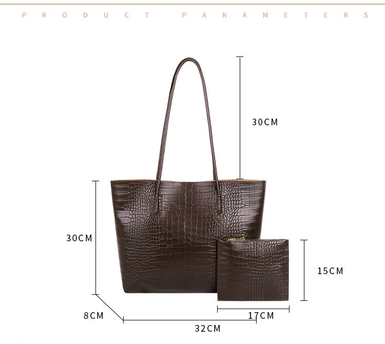 Grand sac à bandoulière en cuir PU pour femmes, sacs à main tendance de créateur, sacs fourre-tout