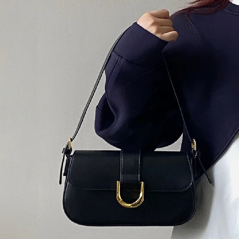 Sac à bandoulière rétro en cuir verni pour femme, sac à bandoulière à rabat de luxe, sac sous les bras de couleur unie, sac à bandoulière rouge pour femme