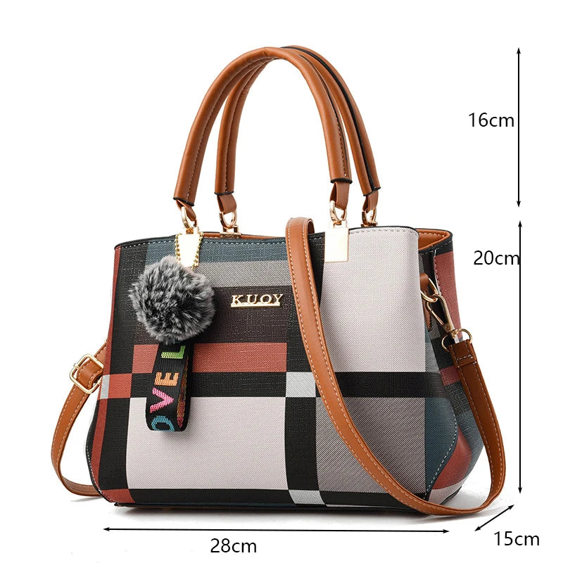 Sacs à bandoulière décontractés en cuir PU pour femmes, sac à main fourre-tout de luxe de styliste, sac à bandoulière de voyage de grande capacité