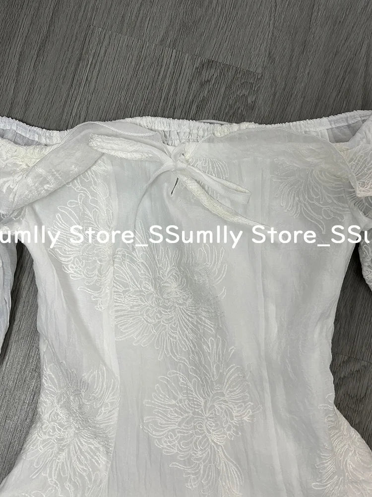 Robe une pièce à épaules dénudées pour femme, élégante, sexy, slim, tenue de soirée, style coréen chic, nouveauté 2025