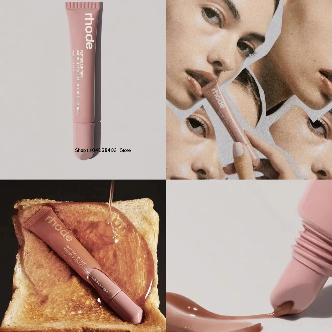 RHODE Maquillage Toast Cheek Blush Crème Blush Stick Brillant à Lèvres Étui de Téléphone pour iPhone INS SALTY TAN Rouge à Lèvres Framboise Espresso INS