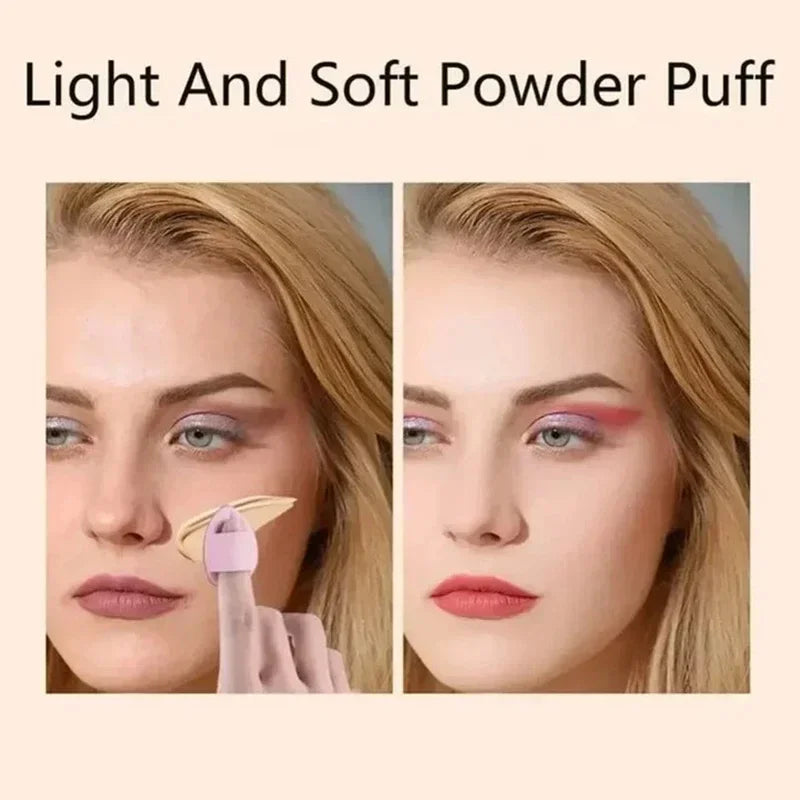 Lot de 12 éponges de maquillage en velours, forme triangulaire, pour le visage, pour les doigts, mini œuf de beauté, pour fond de teint liquide, accessoires de maquillage