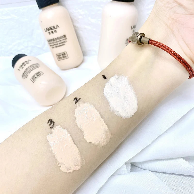 Fond de teint liquide waterproof, couvrance totale, base de teint professionnelle longue durée, cosmétiques, BB crème magique, maquillage éclaircissant, anti-cernes