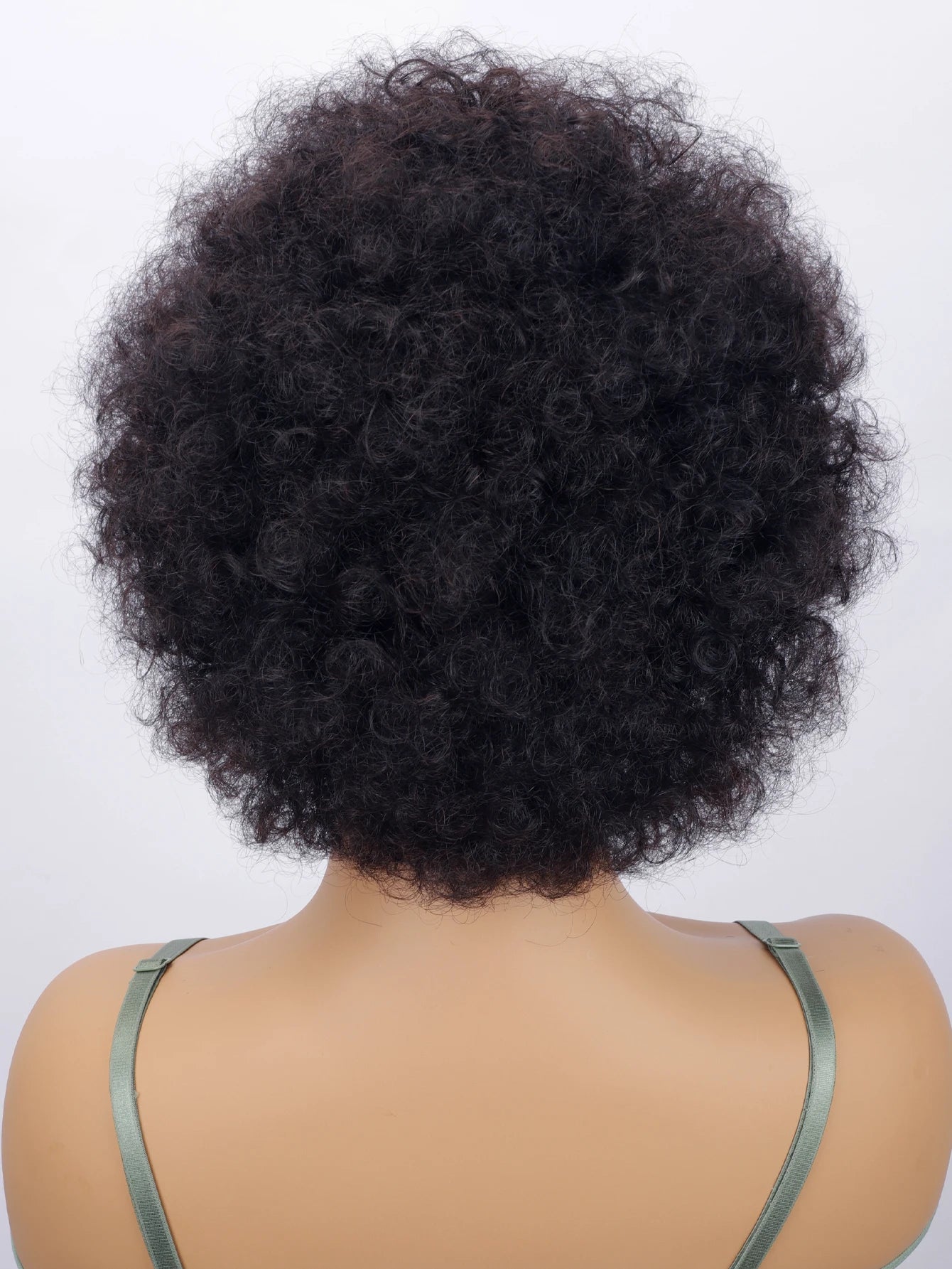 Perruques courtes afro crépues et bouclées pour femmes, cheveux humains, coupe Pixie, aspect naturel, fabriquées à la machine