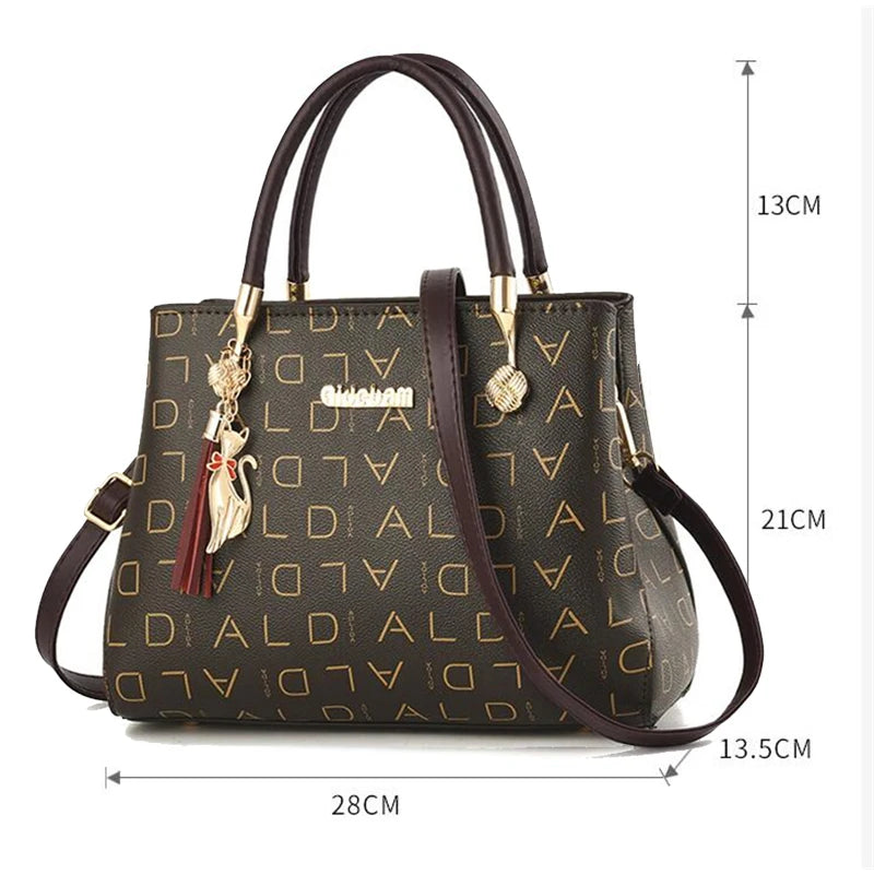 Sacs à bandoulière décontractés en cuir PU pour femmes, sac à main fourre-tout de luxe de styliste, sac à bandoulière de voyage de grande capacité