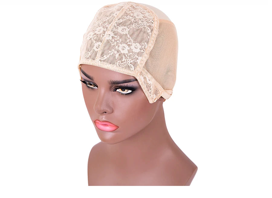 Lot de 5 bonnets de perruque en résille extensibles avec bretelles réglables pour la fabrication de perruques