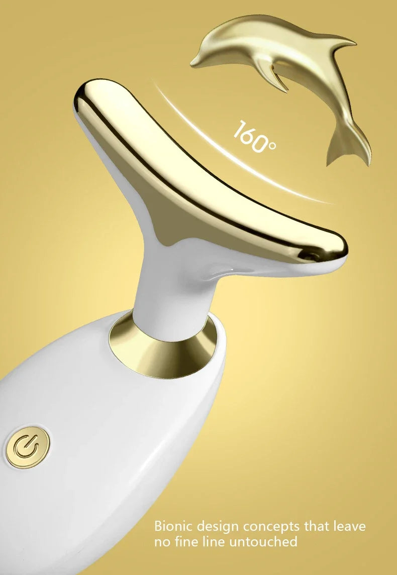 Appareil de massage électrique pour le cou et le visage, appareil de massage par micro-courant pour raffermir la peau, thérapie anti-rides, suppression du double menton