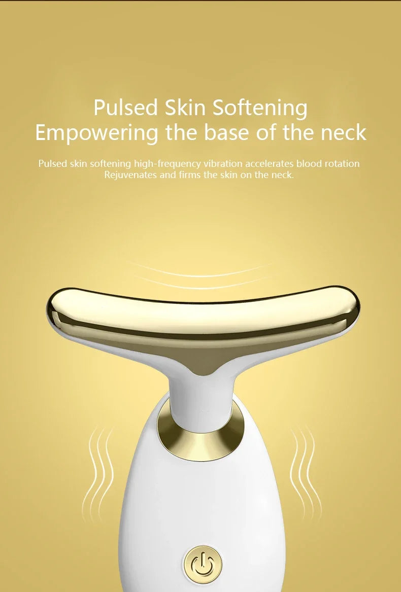 Appareil de massage électrique pour le cou et le visage, appareil de massage par micro-courant pour raffermir la peau, thérapie anti-rides, suppression du double menton