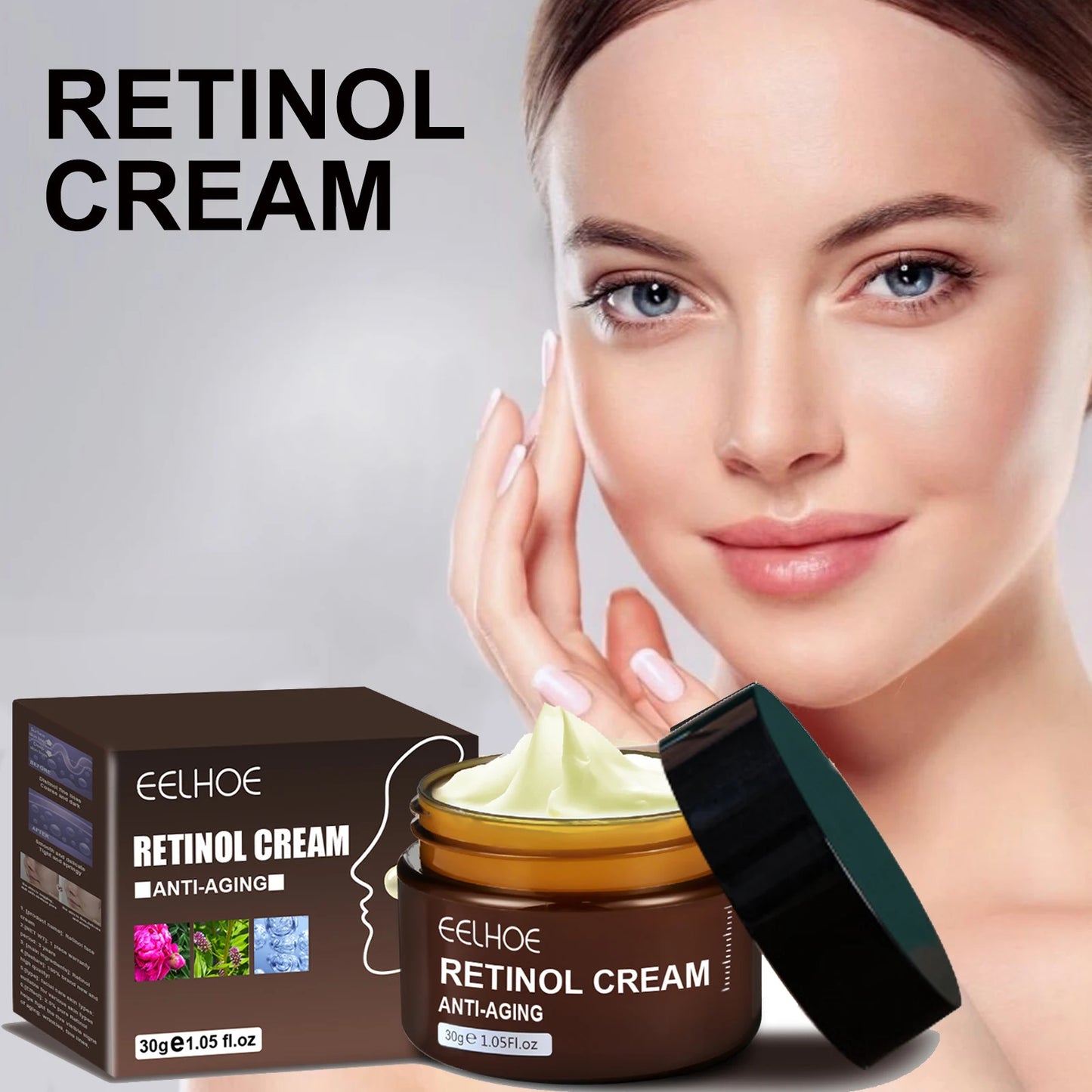 Crème visage antirides au rétinol, raffermissante, liftante, anti-âge, estompe les ridules, hydratante, blanchissante, soins de la peau, cosmétiques coréens