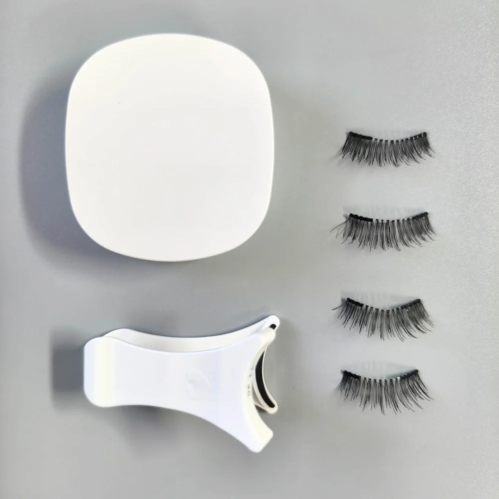 Yiernuo Faux cils magnétiques intégrés, nouveau kit de faux cils sans colle