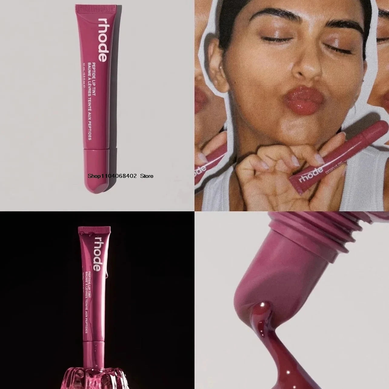 RHODE Maquillage Toast Cheek Blush Crème Blush Stick Brillant à Lèvres Étui de Téléphone pour iPhone INS SALTY TAN Rouge à Lèvres Framboise Espresso INS