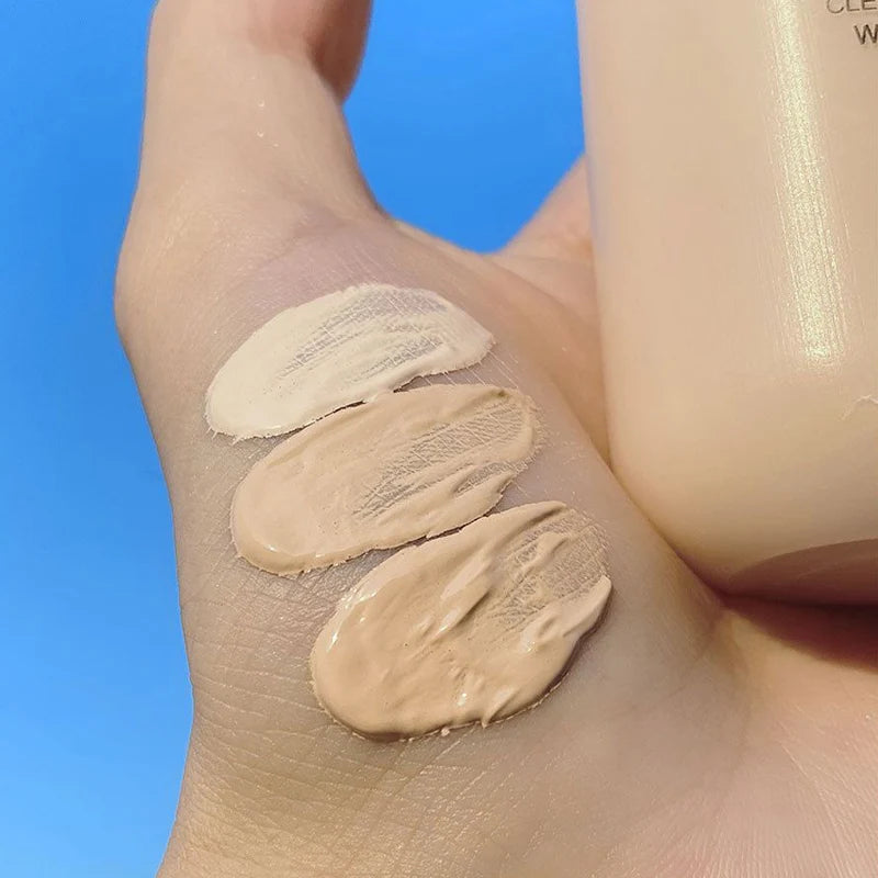 Fond de teint liquide waterproof, couvrance totale, base de teint professionnelle longue durée, cosmétiques, BB crème magique, maquillage éclaircissant, anti-cernes