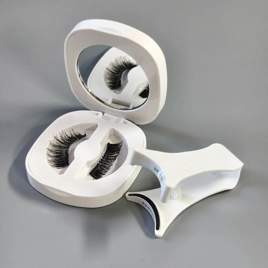 Yiernuo Faux cils magnétiques intégrés, nouveau kit de faux cils sans colle
