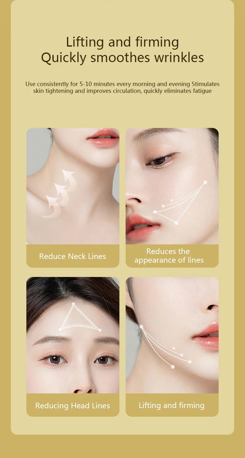 Appareil de massage électrique pour le cou et le visage, appareil de massage par micro-courant pour raffermir la peau, thérapie anti-rides, suppression du double menton
