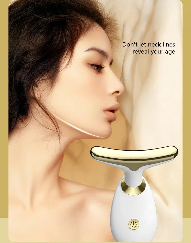 Appareil de massage électrique pour le cou et le visage, appareil de massage par micro-courant pour raffermir la peau, thérapie anti-rides, suppression du double menton