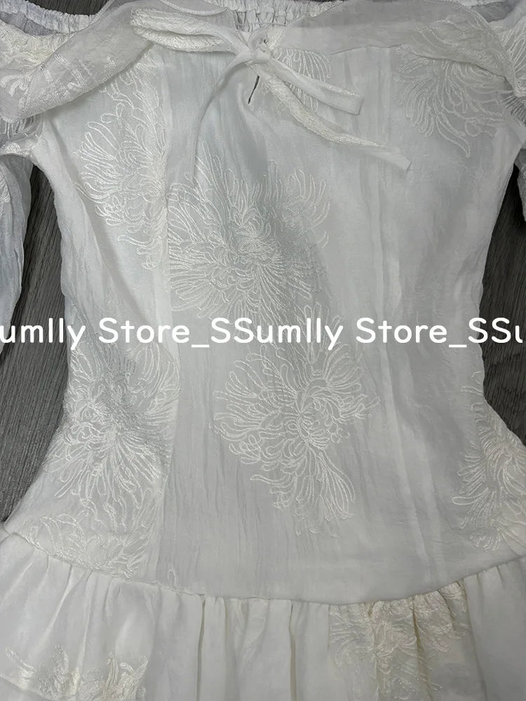 Robe une pièce à épaules dénudées pour femme, élégante, sexy, slim, tenue de soirée, style coréen chic, nouveauté 2025