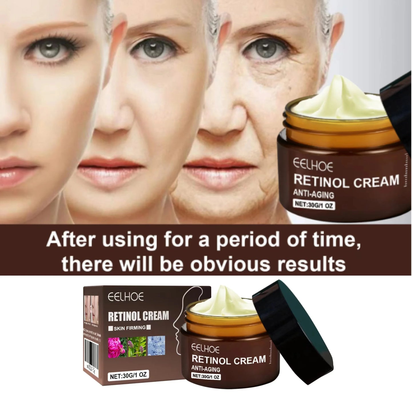 Crème visage antirides au rétinol, raffermissante, liftante, anti-âge, estompe les ridules, hydratante, blanchissante, soins de la peau, cosmétiques coréens