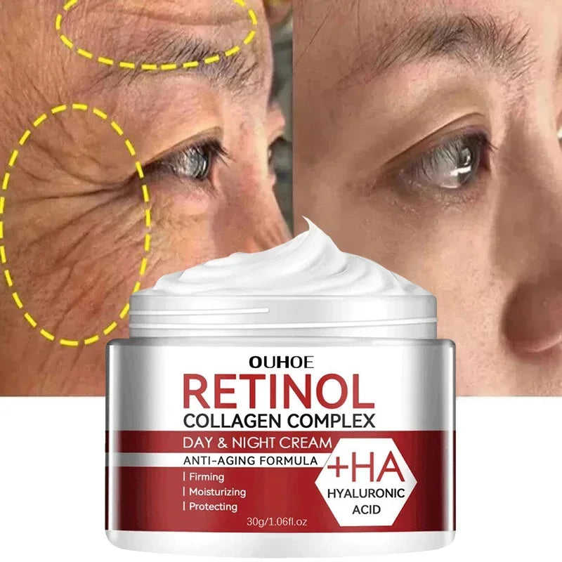 Kit anti-rides au rétinol pour le visage, raffermissement instantané, sérum anti-âge, estompe les ridules, blanchit et soigne la peau coréenne.