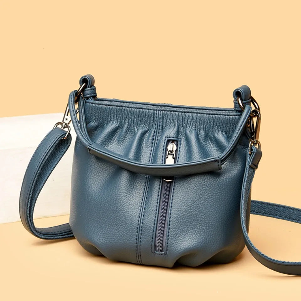 Sacs à main seau en cuir PU de haute qualité pour femmes, sacs à bandoulière décontractés et légers, petits sacs à main