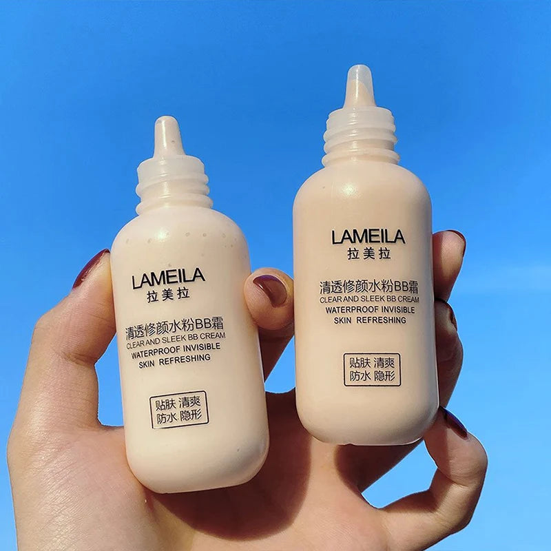 Fond de teint liquide waterproof, couvrance totale, base de teint professionnelle longue durée, cosmétiques, BB crème magique, maquillage éclaircissant, anti-cernes