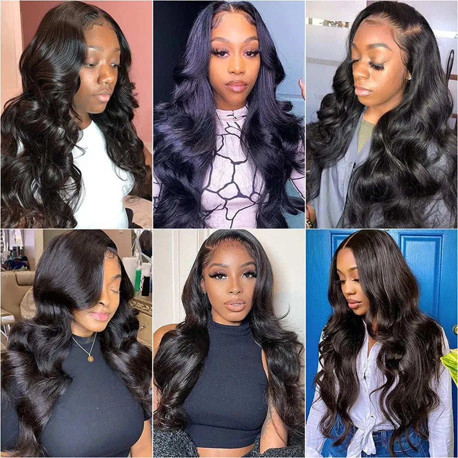 Perruque Lace Front Wig Body Wave 250 Densité 13x4, 13x6, 40 pouces, 5x5, Lace Closure Wig, Cheveux Humains Transparents Sans Colle, Vente