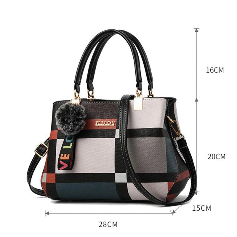 Sacs à bandoulière décontractés en cuir PU pour femmes, sac à main fourre-tout de luxe de styliste, sac à bandoulière de voyage de grande capacité