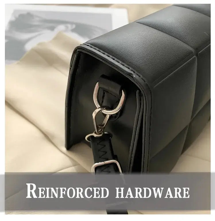 Sac à bandoulière tendance en cuir PU pour femme, petit sac à main classique avec poignée