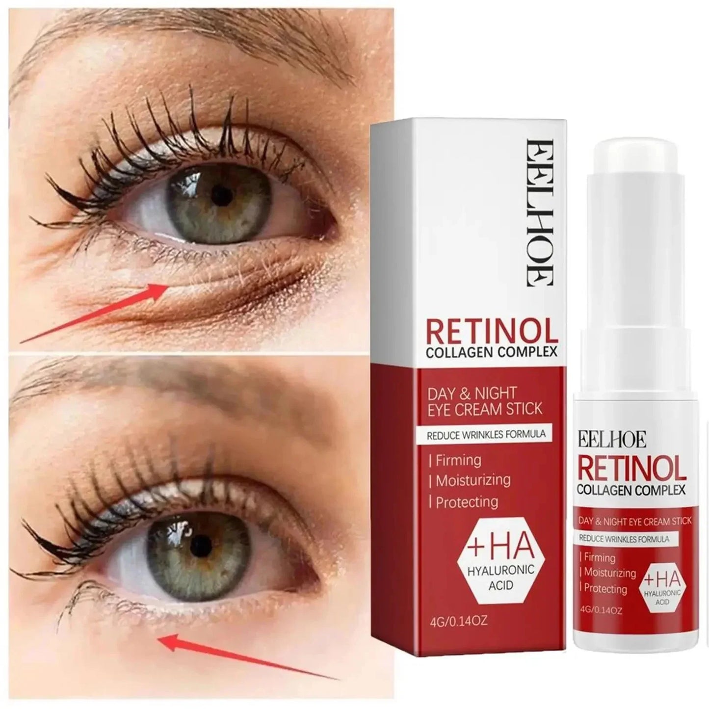 Kit anti-rides au rétinol pour le visage, raffermissement instantané, sérum anti-âge, estompe les ridules, blanchit et soigne la peau coréenne.